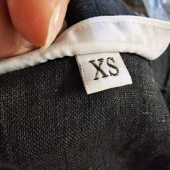 Women's Bryn Walker Black Linen Blazer Jacket Size XS - Picture 9 of 9